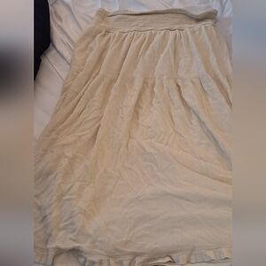 Japna Tiered Cream Skirt
